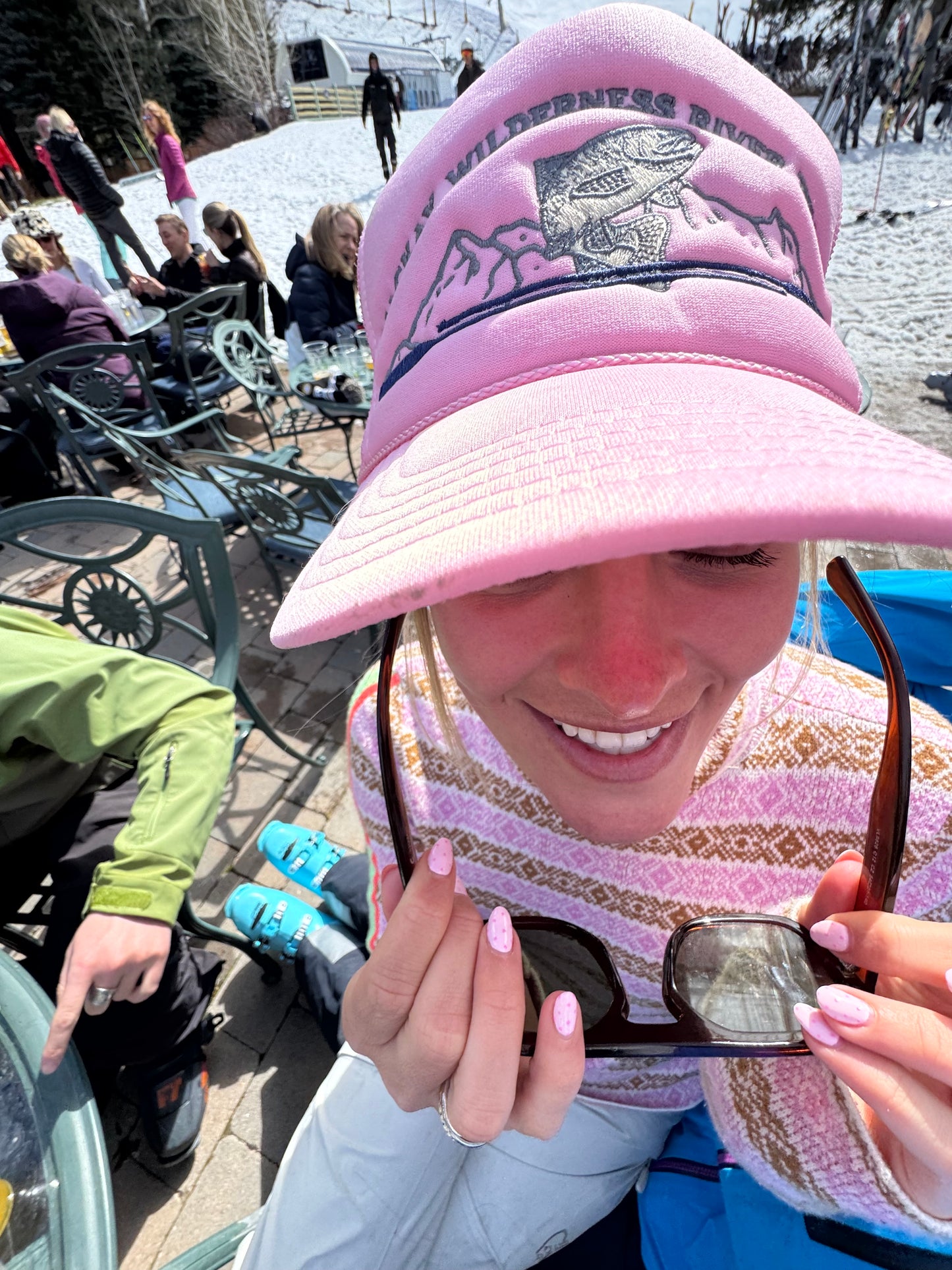 Light Pink Trucker Hat